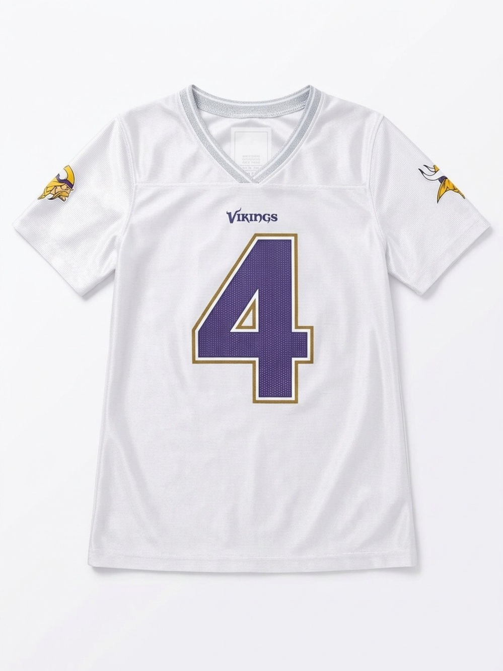 NFL Girls Team Apparel Minnesota Vikings Cook Jersey Size 6